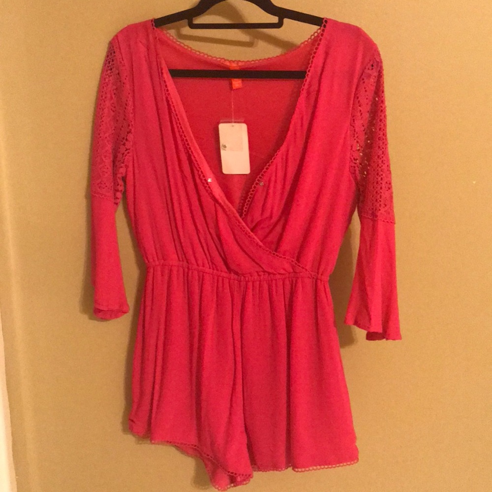Pink romper!